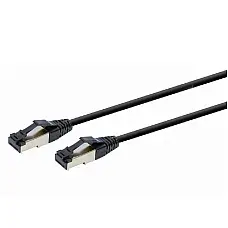 Patch Cord Cat.8  0.25m, Black, PP8..