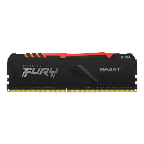 .8GB DDR4-3600MHz  Kingston FURY Beast RGB (KF436C17BBA/8), CL17-21-21, 1.35V, Intel XMP 2.0, Black