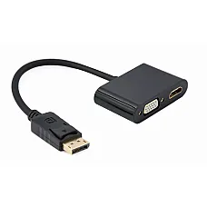 Adapter DP M to HDMI&VGA F  Cablexp..