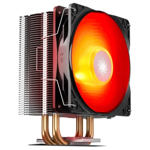 AC Deepcool "GAMMAXX 400 V2(RED)" (<27.8dBA, 64.5CFM, 120mm Red LED, PWM, 130W, 606g.)