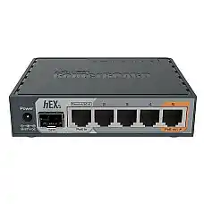 Маршрутизатор MikroTik hEX S, Чёрны..