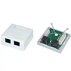 1xRJ45+1xRJ11 Surface Box 2 port UT..