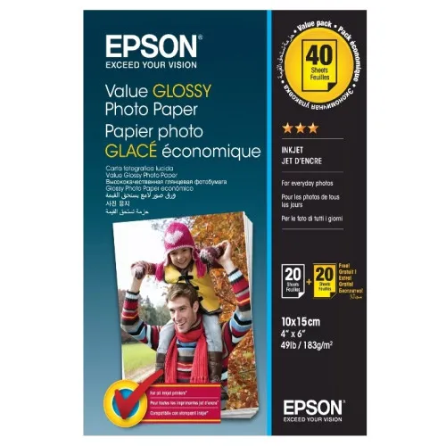 Фото бумага Epson Value Glossy Photo Paper, A4