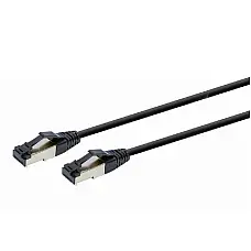 Patch Cord Cat.8  0.5m, Black, PP8-..