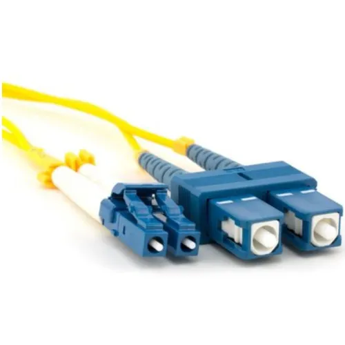 Cabluri de patch-uri cu fibră optică, monomode Duplex LC-SC, 1m
