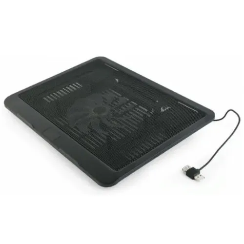 Notebook Cooling Pad Gembird NBS-1F15-04, up to 15.6'', 1x120mm, USB Passthrough, LED light