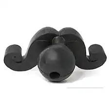 Игрушка резиновая “усы” BAFFO cm.13..
