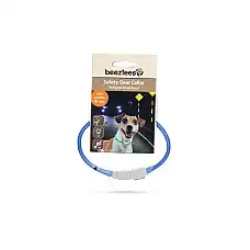 BEEZTEES силиконовый ошейник светящ..