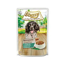 STUZZY DOG CHUNKS Pouch Veal Green ..
