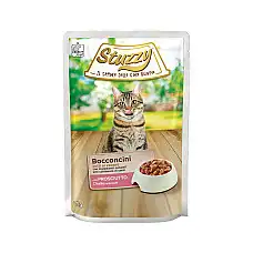 STUZZY CAT CHUNKS Pouch JELLY Ham &..