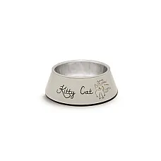 Bol metalic Kitty Cat gri 14x4,5cm..