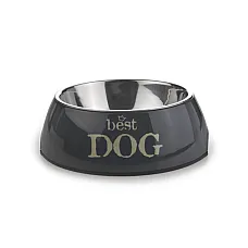 Bol metalic Best Dog gri..