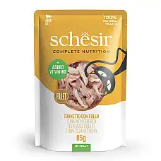 SCHESIR C&B Wet Cat Tuna with Chick..