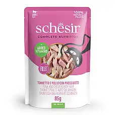SCHESIR C&B Wet Cat Chicken with Ha..