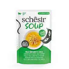 SCHESIR Soup wet cat Chicken Pumpki..