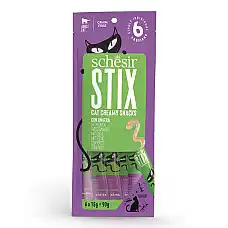 SCHESIR STIX CAT POUCH TREATS Duck ..