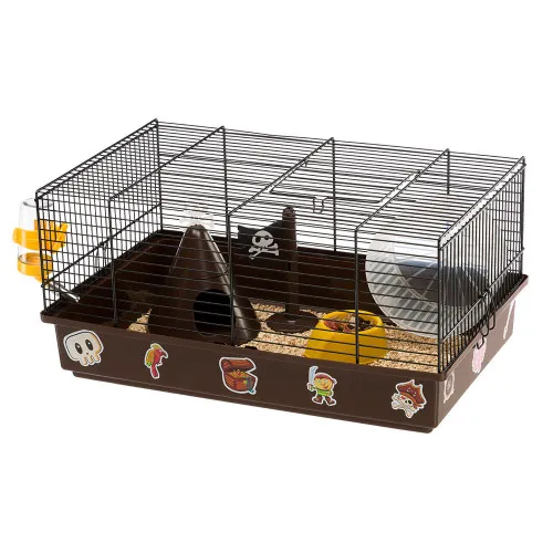 CRICETI 9 PIRATES Cușcă negru