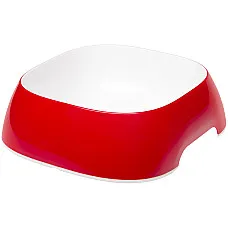 Bol plastic. GLAM Medium Roșu..