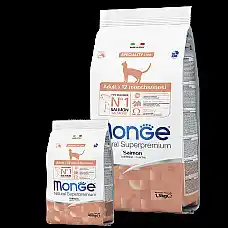 MONGE DRY CAT ADULT SALMONE 1,5Kg..