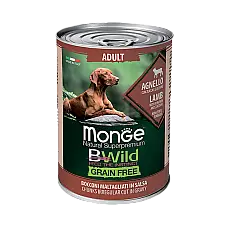 MONGE DOG BWILD ADULT Lamb/Pumpkin/..