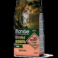 MONGE DRY CAT BWILD GF Salmone/Peas..