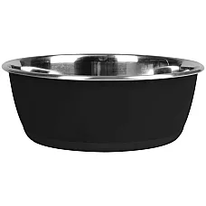 Bol metalic WRITABLE BOWL negru 13c..