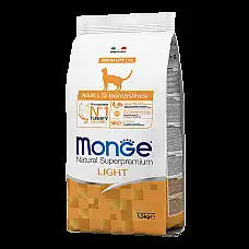 MONGE DRY CAT ADULT LIGHT TURKEY 1,..