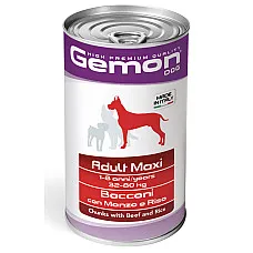 GEMON DOG MAXI ADULT BEEF/RICE 1250..