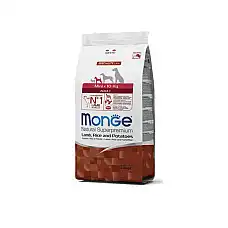 MONGE DRY DOG MINI ADULT Lamb/Rice/..