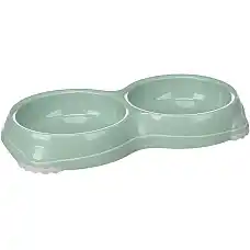 Миска двойная пластиковая Duplex Le..