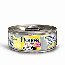 MONGE CAT DELICATE Can Chicken 80 г..
