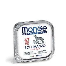 MONGE DOG SOLO Pate 100% beef 150 г..