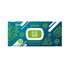 Салфетки RECORD Maxi Aloe Vera 40pc..