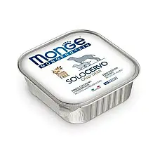 MONGE DOG SOLO Pate 100% deer 150 г..