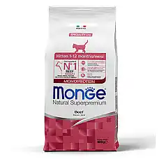 MONGE DRY CAT KITTEN Beef 400gr...
