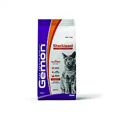 GEMON DRY CAT STERILISED Turkey 2kg..