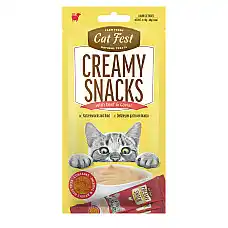 Cat Fest Creamy snacks with Beef an..