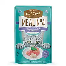 Cat Fest Pouch Red Tuna+Scallop Mea..