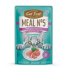 Cat Fest Pouch Red Tuna+Surimi Meal..