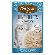 Cat Fest Pouch Tuna fillets..