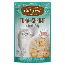 Cat Fest Pouch Tuna with Shrimp..
