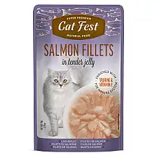 Cat Fest Pouch Salmon Fillets..