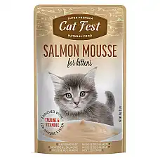 Cat Fest Pouch Salmon mousse for Ki..