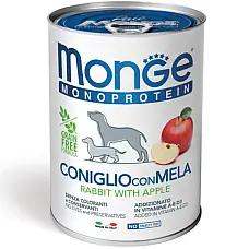 MONGE DOG FRUIT RABBIT/APPLE..