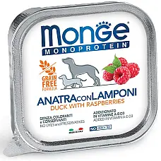 Monge Monoprotein Pate Duck with Ra..