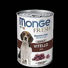 MONGE DOG FRESH ADULT veal 400 gr...