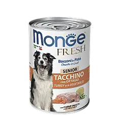 MONGE DOG FRESH SENIOR turkey / veg..