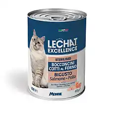LECHAT EXC. CHUNKIES STERIL SALMON/..