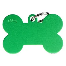 medalion XL BONE GREEN ALU..