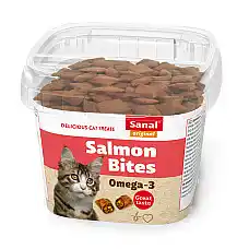 SANAL Cat Salmon Bites Cup 75g..